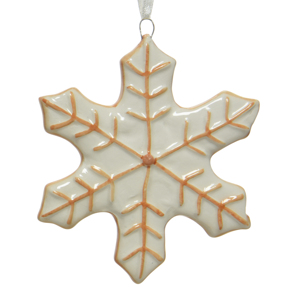 Decoris kerstornament - Sneeuwvlok