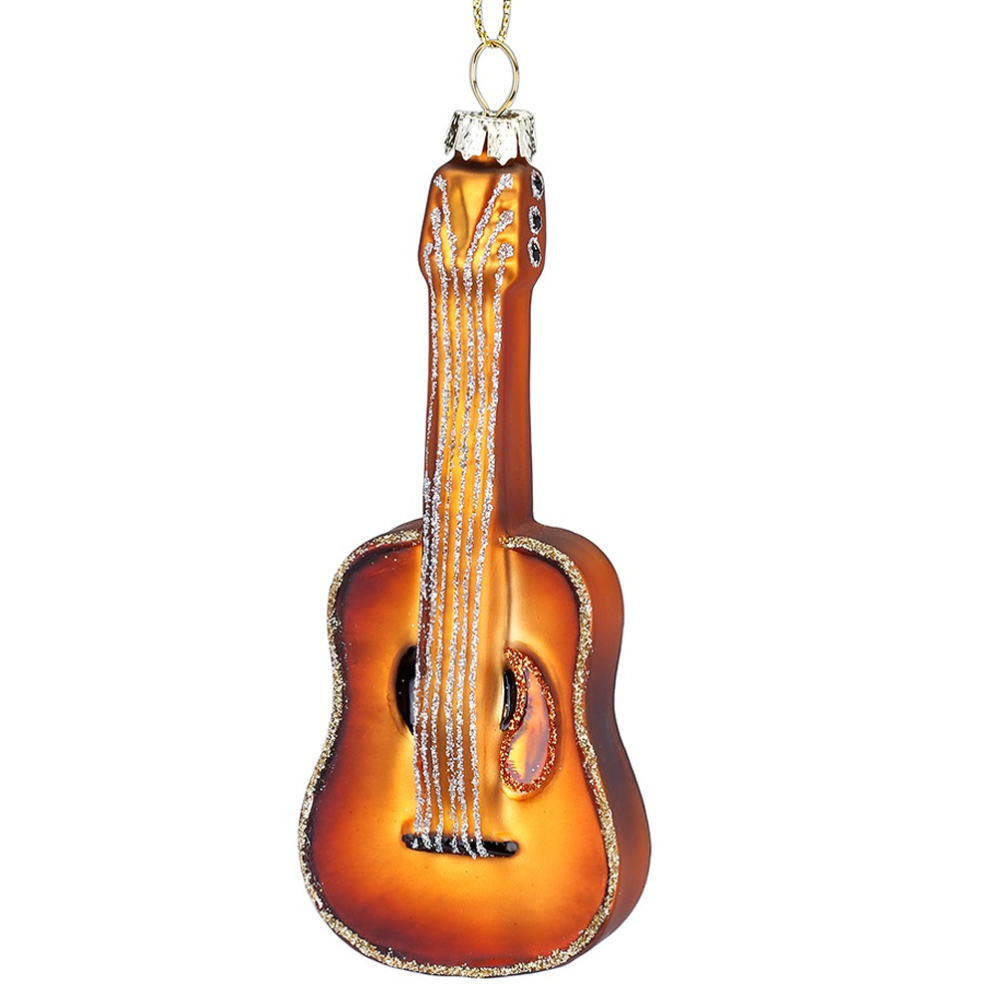 Inge Glas kerstornament - Gitaar