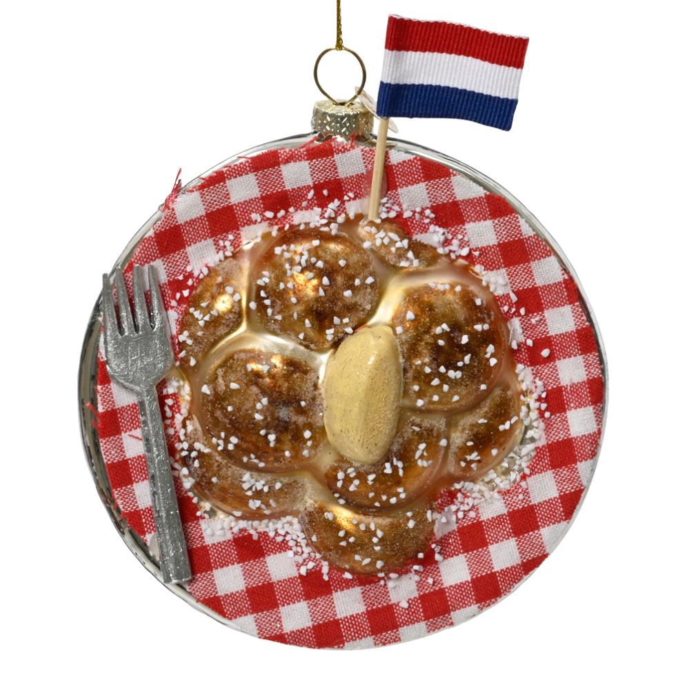 Decoris kerstornament - Poffertjes