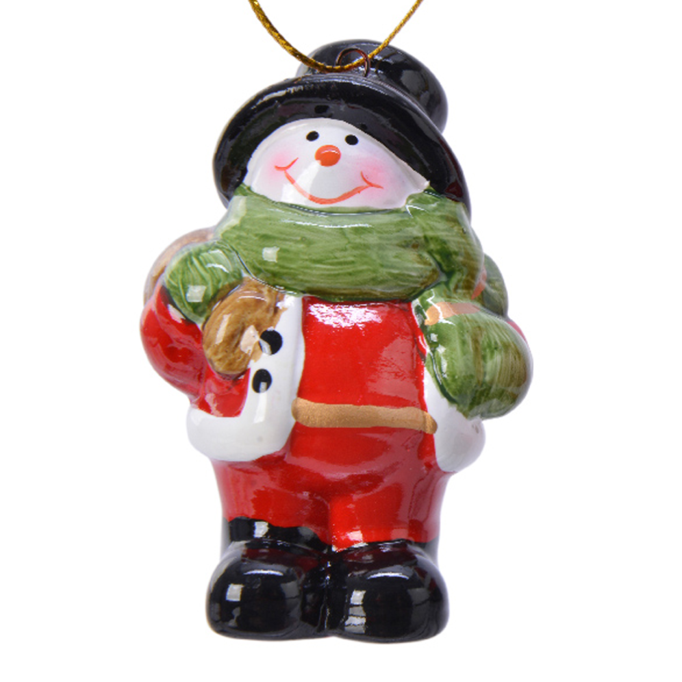 Decoris kerstornament - Sneeuwpop