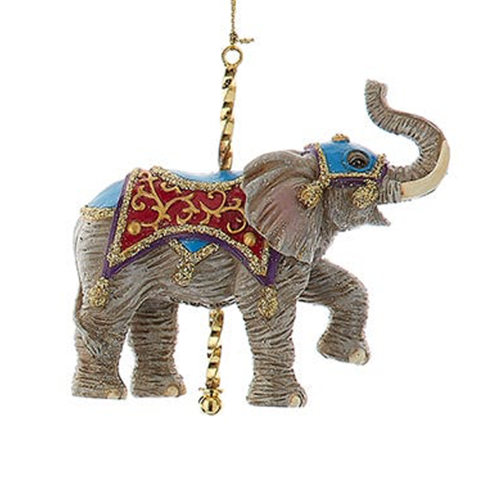 Kurt Adler kerstornament - Carrousel olifant