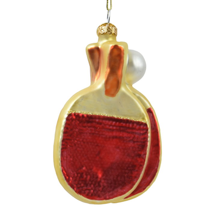 Decoris kerstornament - Tafeltennisbatjes