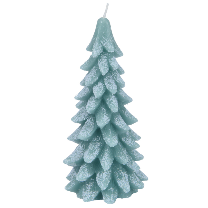 Kaars - Kerstboom - Groen - 20cm