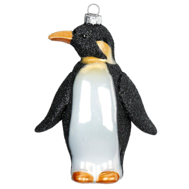 Inge Glas kerstornament - Pinguïn