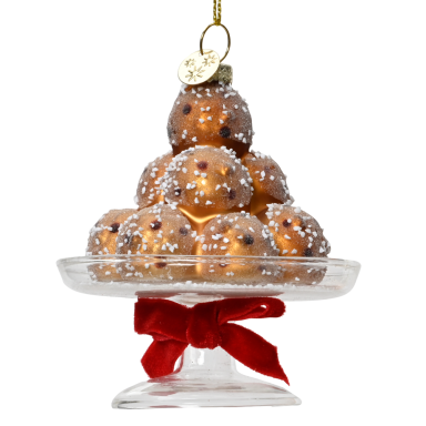 Decoris kerstornament - Oliebollen