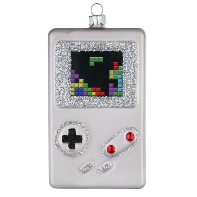 Inge Glas kerstornament - Gameboy