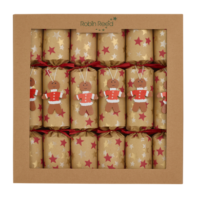 Christmas crackers - Gingerbread - Set van 6