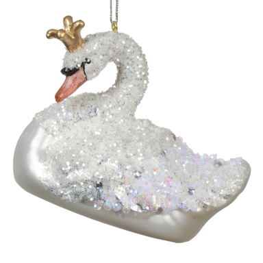 Decoris kerstornament - Zwaan