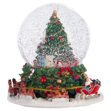 Goodwill sneeuwbol - Met kerstboom