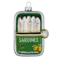 Inge Glas kerstornament - Sardines in blik