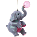 Kurt Adler kerstornament - Olifant met kauwgombal