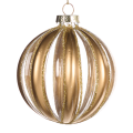 Goodwill kerstbal - Met verticale strepen - 8cm